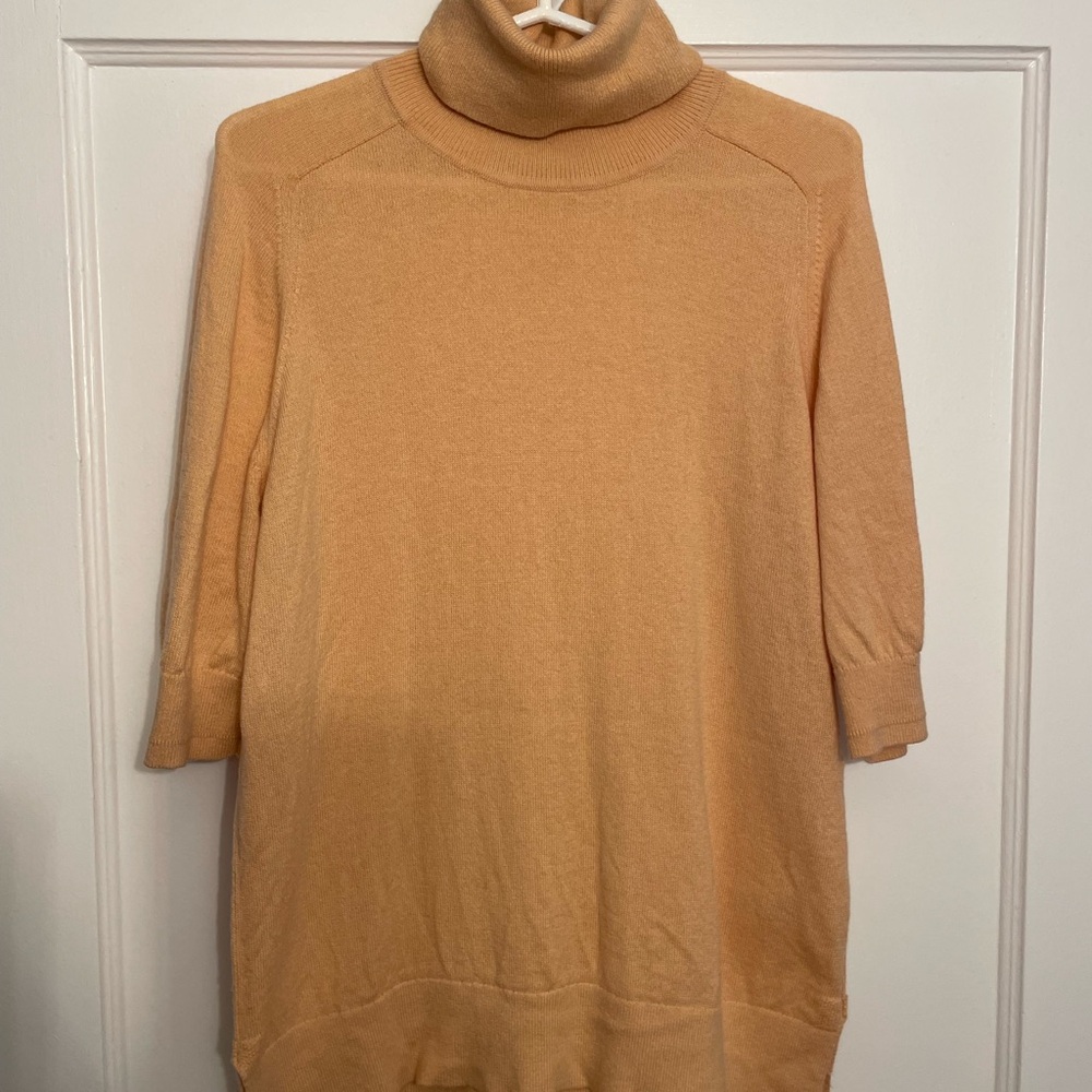 Everlane Women's Cowl Neck Sweater in Warm Tan